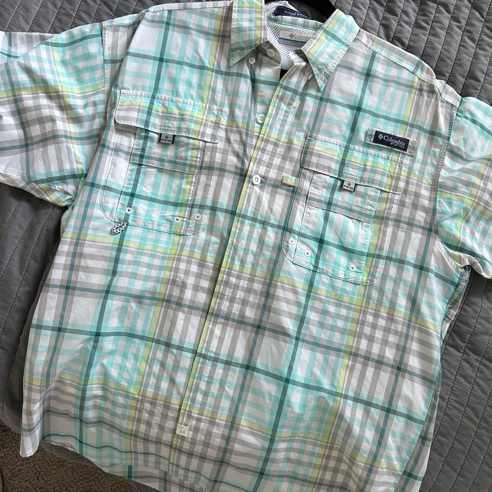 Mens Columbia Fishing Shirt